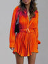 'Amara' Button Up Dropped Shoulder Shirt Dress - Celes Fashion